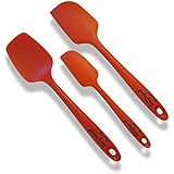 Spatulas - Set of 3 - Professional Grade Silicone Spatulas - Heat-Resistant Non Stick Rubber Spatulas with One Piece Seamless