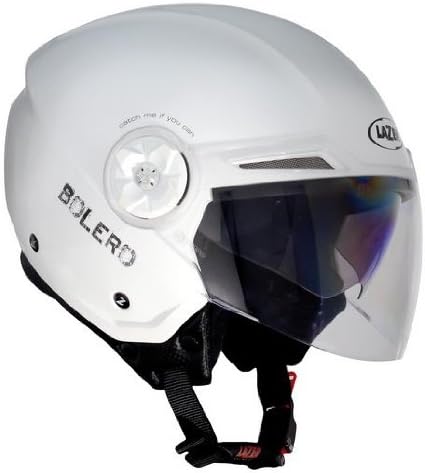 Lazer Bolero LX Open Face Helmet (Glossy White, S)