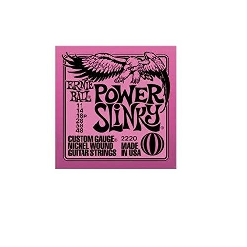 Ernie Ball 2220 Power Slinky Nickel Electric Guitar Strings (12-pack)