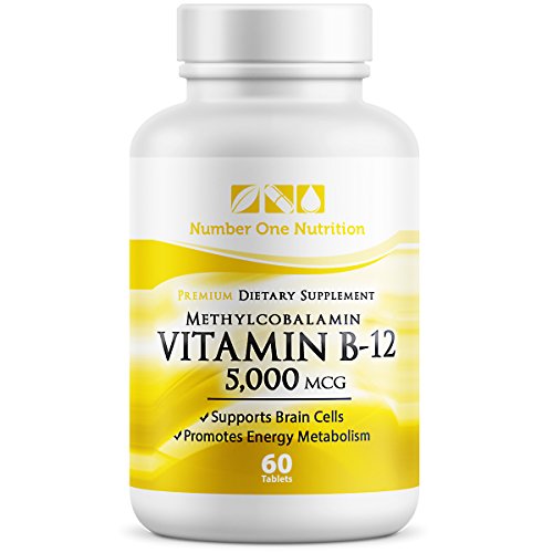 Number One Nutrition Vitamin B12 5000 mcg, 60 count Number One Nutrition Vitamin B12 5000 mcg, 60 count