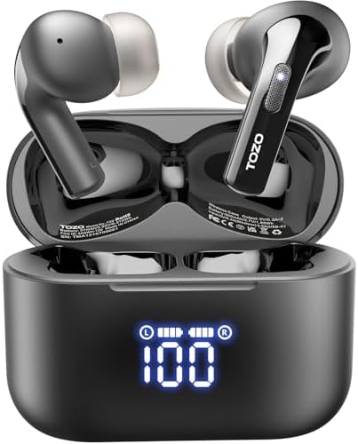 TOZO T20 Wireless Earbuds Bluetooth Headphones Hrs Playtime