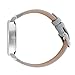 WRISTOLOGY Olivia Womens Crystal Silver Boyfriend Watch Grey Leather Strap