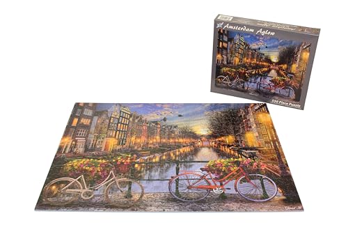Vermont Christmas Company Amsterdam Aglow Jigsaw Puzzle 550 Piece