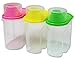 Small BPA-Free Food Storage Containers with Lid - Perfect for Storing Flour, Sugar, Grains, Rice, Cereals, and Baking Supplies for Better Kitchen Organization - Set of 3 in Green, Pink, and Yellow