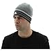 adidas Men's Eclipse Reversible Beanie, Heathered Grey/Heathered Collegiate Royal/Onix/Cle, One Size