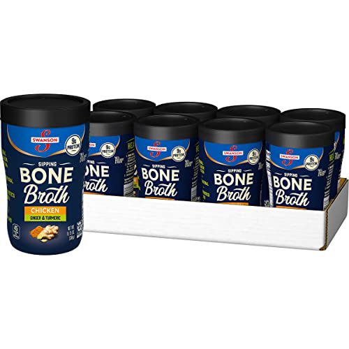 Swanson Sipping Chicken Bone Broth With Ginger