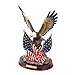Eagle Sculpture on Wood Base - Style 32419
