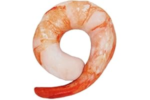 bouti1583 Shrimp Neck Pillow Realistic Simulation Large Shrimp U Shaped Pillow Cushion Plush