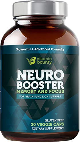 Vitamin Bounty - Neuro Booster - Memory, Focus & Clarity - Caffeine Free & All Natural (30)