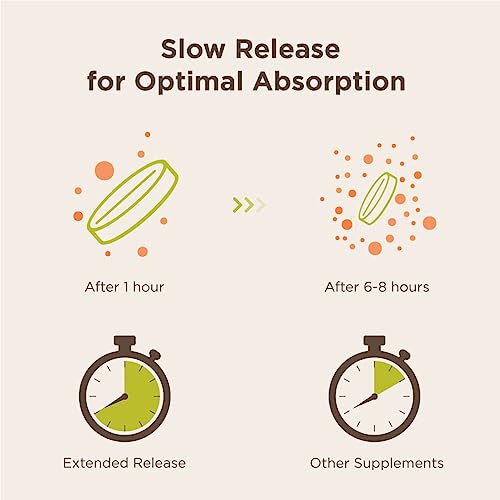 ENDURACIN Niacin Vitamin B3 Niacin 500mg Extended Release & Low