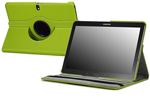 Moko Samsung Galaxy Tab PRO 10.1 Case - 360 Degree Rotating Cover Case for Galaxy Note 10.1 Inch 2014 & Tab Pro 10.1 Tablet, GREEN (NOT Fit Tab 4 10.1 & Tab 10.1 & Tab2 10.1)