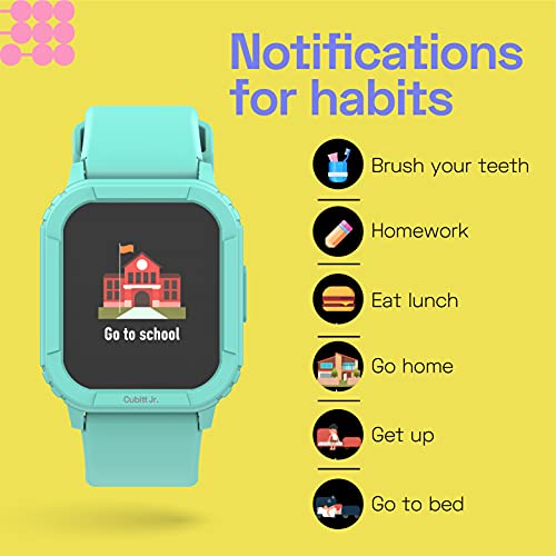 Cubitt Jr Smart Watch Fitness Tracker for Kids and Teens, with 24h Body