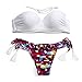 HOT Sale!Women's Bikini Set,Canserin Sexy Floral Push-up Swimsuit (M, Floral)