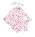 Angel Dear Cuddle Twin Set, Flower Print Bunny