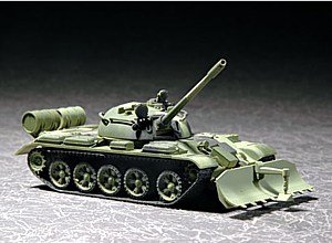 Trumpeter 1/72 Russian T55 Tank with BTU55 Dozer Plow