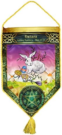 Wizard Cloth Pendant Series Wheel of The Year Ostara