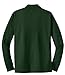 SPORT-TEK Men's Long Sleeve Micropique Sport Wick Polo L Forest Green