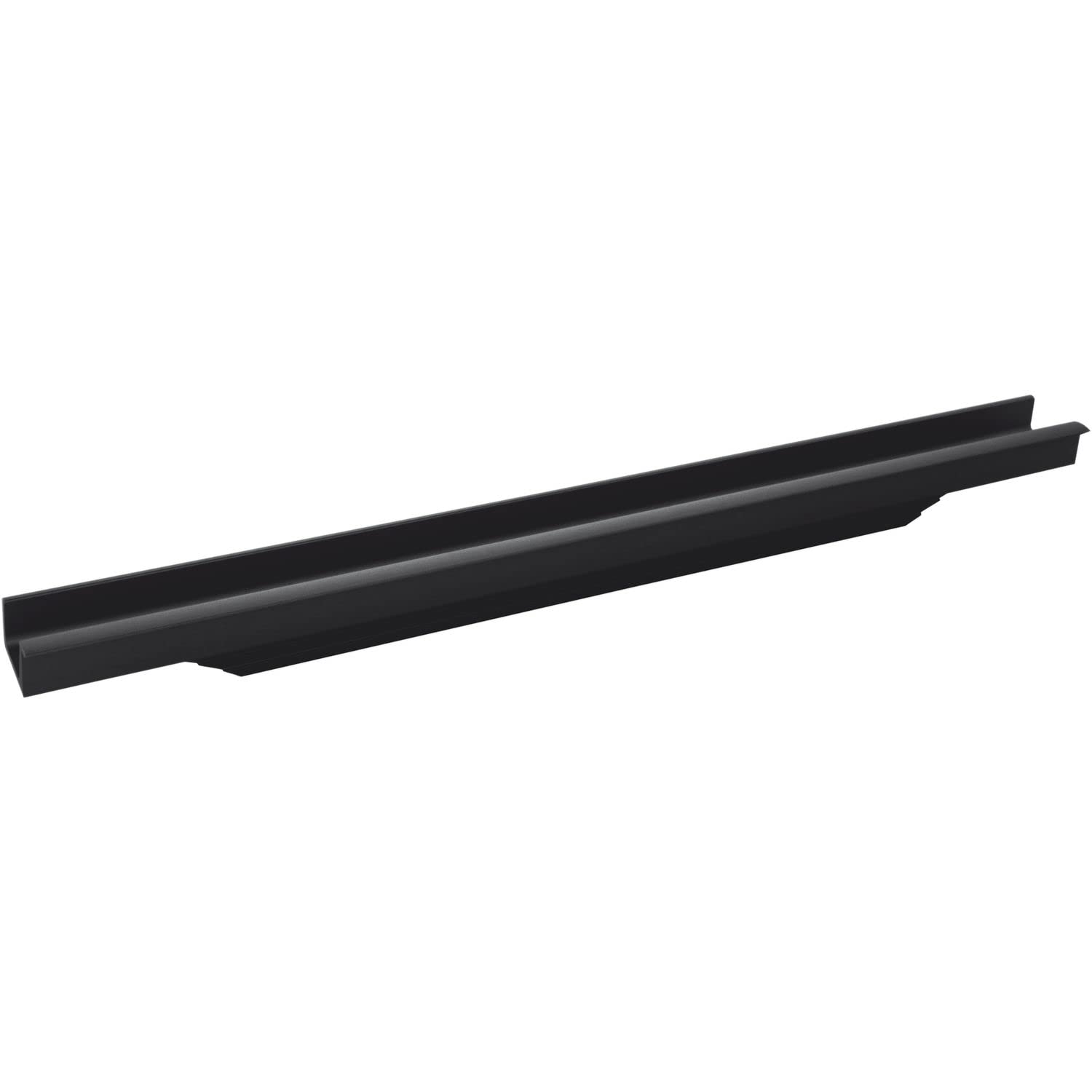 Accuride 100005395 295 mm Black Anodised Schüco Handle Strip Prego Cabinet Door Handle Profile Strip for Milling for Furniture Fronts Aluminium