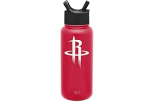 Simple Modern Officially Licensed NBA Water Bottle with Straw Lid Insulated Stainless Steel Thermos Gift | Summit Collection | 32oz
