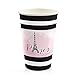 Big Dot of Happiness Paris, Ooh La La - Paris Themed Baby Shower or Birthday Party Tableware Plates, Cups, Napkins - Bundle for 16