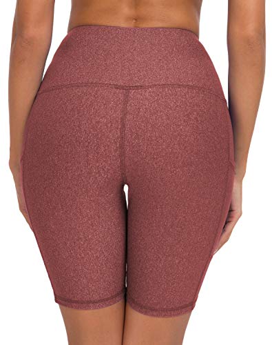 image for Custer's Night High Waist Out Pocket Yoga Short Tummy Control Workout 