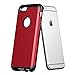 Phone 6s Plus Case, LUVVITT [Ultra Armor] Shock Absorbing Case Best Heavy Duty Dual Layer Tough Cover for Apple Phone 6/6s Plus - Black / Red