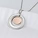 HENGSONG Plated Silver Necklace Pendant Printed Words 