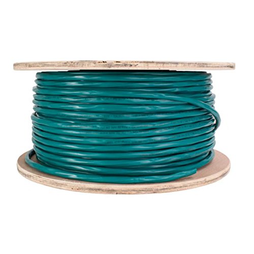 Access Control Cable Riser: 22AWG/3 Pair Shielded + 18AWG/4 Conductor + 22AWG/4 Conductor + 22AWG/2 Conductor, Stranded Bare Copper Conductors, Green, 500ft Spool