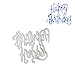 Bluelans Cutting Dies Stencil Metal Mould Template for DIY Scrapbook Album Paper Card Making (Happy Birthday Cutting Dies)