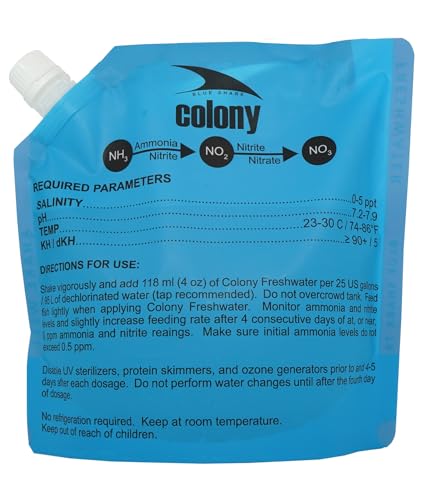 BLUE SHARK (FORMERLY ATM) COLONY FRESHWATER COLONY MARINE RAPID CYCLE 200 GAL TANK CYCLE 32 OZ
