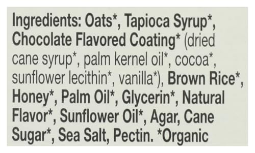 CASCADIAN FARM CHOCOLATE DRIZZLE GRANOLA BARS, GLUTEN FREE, 5 CT