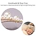 Pearl Hair Clips for Women Girls, Funtopia 8pcs Fashion Sweet Artificial Pearl Alligator Clips Barrettes Bobby Pins Snap Clips Decorative Hair Accessories for Party Wedding Daily, Applies to Bun Updo