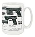 Cuppa Second Amendment Rights 15-Ounce Coffee Mug with USP/MK23's