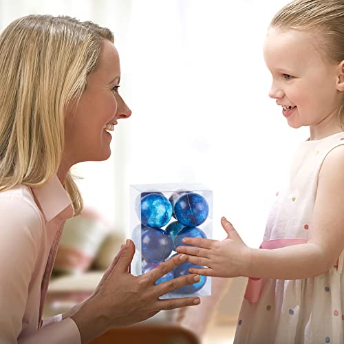 AMOR PRESENT 12PCS Galaxy Stress Balls, Foam Stress Balls 2 inch Space Theme Stress Balls for Stress Relief Outer Space Astronaut Party Class Reward