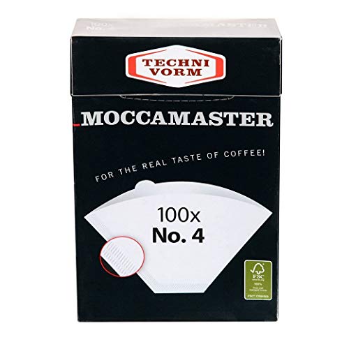 Technivorm Moccamaster 85022 Moccamaster #4 White Paper Filters, one size