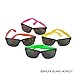Pool Party Favors/Supplies for 12 - 12 Multi-Colored Inflatable Beach Balls (10 inches tall), 12 Neon Toy Sunglasses, and Outdoor Party Game Ideas, Total 25 pieces