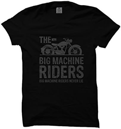 Kavit Hubโข Black Half Sleeve Bike Riders Cotton T Shirt for Men | Bikers Tshirts for Men