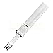 DiMarzio DD2200W 2 Inch Nylon ClipLock Guitar Strap White w/Bonus LuLuRock Picks (x3) 663334000148