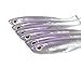 Dr.Fish Paddle Tail Swimbaits, Soft Fishing Lures for Bass Fishing, Freshwater Soft Plastic Baits Swim Shad Bait Minnow Lures Drop Shot, 2.7 Inches Purple