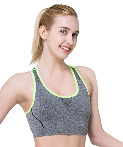 Women's Sports Bra Athletic Bras Seamless Full-Support Fitness Yoga Bra Running Bra Top By Aione