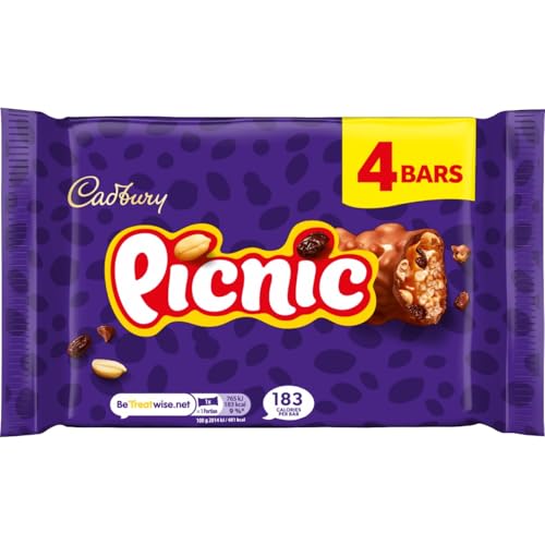 Cadbury Picnic Chocolate Bar 4 x 38 g (£1.27 S&S)