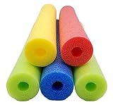 5pc 52" Deluxe Foam Noodles - For Swim, Pool, Fun and Crafts - 4 Colors