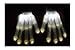atomic sports LED Skeleton Gloves that Glow in the Dark