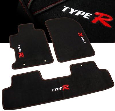 06 11 Honda Civic 2 4dr Type R Floor Mats Carpet 3pcs Front Rear