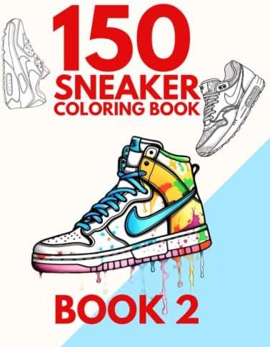 Amazon.com: Sneaker Coloring Book: 46 Iconic Models: 9789188369437