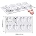 Janolia Heart Shaped Chocolate Molds, 8 Grids Silicone 3D Diamond Candy Mold Trays, for Cake Decorating, Baking, Candy Making, Chocolate, Cupcake, Toppers, Even for DIY Soap Candle
