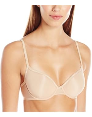 Women's Sheer Marquisette Demi Lightly Lined Bra