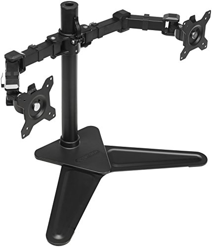 Amazonbasics dual lcd monitor stand - free standing mount, steel
