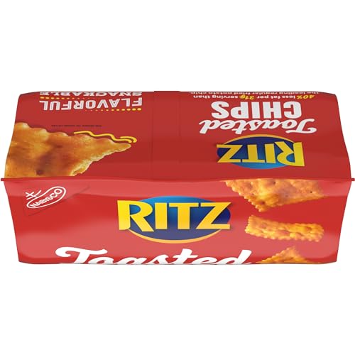 RITZ TOASTED CHIPS CHEDDAR CRACKERS, 8.1 OZ