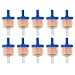 HIAORS Gas Fuel Filter for 50cc 110cc 125cc Tao Tao Roketa Chinese GY6 50cc 150cc 139QMB 157QMJ Scooter Go Kart Kazuma Sunl NST ATV 47cc 49cc Pocket Bike Motorized Bicycle Package of 10